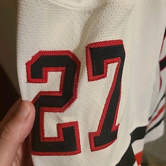 Vintage 90s 2xl Chicago Blackhawks Jersey Jeremy Roenick Hockey Starter Sewn - Picture 9 of 15